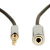 imageAmazon Basics 35mm Aux Jack Audio Extension Cable Male to Female Adapter for Headphone or Smartphone 6 Foot Black6 Feet