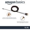 imageAmazon Basics 35mm Stereo Aux to 2 x RCA Audio Cable Adapters 4 Feet12 m for Connecting Amplifiers Speakers with GoldPlated Plugs Black15 Feet