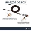 imageAmazon Basics 35mm Stereo Aux to 2 x RCA Audio Cable Adapters 4 Feet12 m for Connecting Amplifiers Speakers with GoldPlated Plugs Black25 Feet