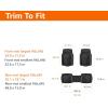 imageAmazon Basics 3Piece AllWeather Heavy Duty Full Set Rubber Floor Mats for Universal Fit in Cars SUVs and Trucks Black Trim to Customize3Piece