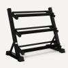 imageAmazon Basics 3Tier Adjustable Dumbbell Weight Rack Stand Only Black