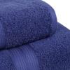 imageAmazon Basics 6 Piece Oversized Fade resistant Towel set 100 Cotton towels for bathroom soft and absorbent 2 Bath Towels 2 Hand Towels and 2 Washcloths bathroom towel set Navy BlueNavy Blue