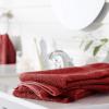 imageAmazon Basics 6 Piece hand towels for bathroom Fade Resistant 100 Cotton Hand Towels soft absorbent bathroom hand towels 6  Pack 26x16 Navy BlueCrimson