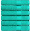 imageAmazon Basics 6 Piece hand towels for bathroom Fade Resistant 100 Cotton Hand Towels soft absorbent bathroom hand towels 6  Pack 26x16 Navy BlueTeal
