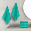 imageAmazon Basics 6 Piece hand towels for bathroom Fade Resistant 100 Cotton Hand Towels soft absorbent bathroom hand towels 6  Pack 26x16 Navy BlueTeal