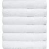 imageAmazon Basics 6 Piece hand towels for bathroom Fade Resistant 100 Cotton Hand Towels soft absorbent bathroom hand towels 6  Pack 26x16 Navy BlueWhite