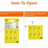 imageAmazon Basics 60Pack Hearing Aid Size 312 ZincAir Batteries 145 Volt Brown Tab 4Year Shelf Life ChildSafe Package Use Scissors to OpenSize 10