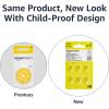 imageAmazon Basics 60Pack Hearing Aid Size 312 ZincAir Batteries 145 Volt Brown Tab 4Year Shelf Life ChildSafe Package Use Scissors to OpenSize 10