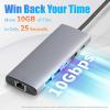 imageAmazon Basics 6in1 USBC 32 10G Hub 1 USBC 100W PD Input 2 USBA 1 USBC HDMI 4K Ethernet Light Grey 1194 x 46 x 15cm