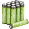 imageAmazon Basics 8Pack Rechargeable AA NiMH Batteries 2000 mAh 12V Recharge up to 1000x Times PreCharged12 Count Pack of 1
