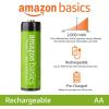 imageAmazon Basics 8Pack Rechargeable AA NiMH Batteries 2000 mAh 12V Recharge up to 1000x Times PreCharged4 Count Pack of 1