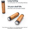 imageAmazon Basics AAA HighPerformance Alkaline Batteries 1000 Count 10 Packs of 100100 Count Pack of 10