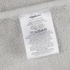 imageAmazon Basics Banded Bathroom Bath Rug Mat Soft Silver 31 inches L x 20 inches W Pack of 2