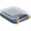 imageAmazon Basics Battery Organizer with Tester WallMounted Design Handle Holds 110 Batteries ClearBlack