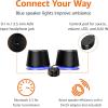 imageAmazon Basics Bluetooth Computer Speakers with USB 30 and Blue Lighting