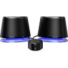 imageAmazon Basics Bluetooth Computer Speakers with USB 30 and Blue Lighting