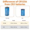 imageAmazon Basics CR2 Lithium Batteries 3 Volt Long Lasting Power Low SelfDischarge Rate Pack of 412 Count CR2CR15H270