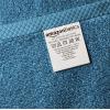 imageAmazon Basics Cotton Washcloths QuickDry 12quot x 12quot 12Pack WhiteLake Blue