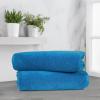 imageAmazon Basics Cotton Washcloths QuickDry 12quot x 12quot 12Pack WhiteLake Blue