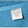 imageAmazon Basics Cotton Washcloths QuickDry 12quot x 12quot 12Pack WhiteLake Blue