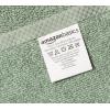 imageAmazon Basics Cotton Washcloths QuickDry 12quot x 12quot 12Pack WhiteSeafoam Green