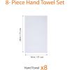 imageAmazon Basics Cotton Washcloths QuickDry 12quot x 12quot 12Pack WhiteWhite