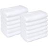 imageAmazon Basics Cotton Washcloths QuickDry 12quot x 12quot 12Pack WhiteWhite