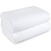 imageAmazon Basics Cotton Washcloths QuickDry 12quot x 12quot 12Pack WhiteWhite