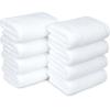 imageAmazon Basics Cotton Washcloths QuickDry 12quot x 12quot 12Pack WhiteWhite