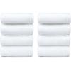 imageAmazon Basics Cotton Washcloths QuickDry 12quot x 12quot 12Pack WhiteWhite