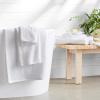 imageAmazon Basics Cotton Washcloths QuickDry 12quot x 12quot 12Pack WhiteWhite