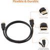 imageAmazon Basics DisplayPort to DisplayPort HD Display Cable  6 ft 52 count Black10Pack