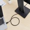 imageAmazon Basics DisplayPort to DisplayPort HD Display Cable  6 ft 52 count Black10Pack