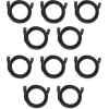 imageAmazon Basics DisplayPort to HDMI Cable UniDirectional 4K30Hz 1920x1200 1080p 6 ft Black10Pack