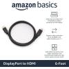 imageAmazon Basics DisplayPort to HDMI Cable UniDirectional 4K30Hz 1920x1200 1080p 6 ft Black120Pack