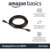 imageAmazon Basics DisplayPort to HDMI Cable UniDirectional 4K30Hz 1920x1200 1080p 6 ft Black1Pack