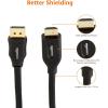 imageAmazon Basics DisplayPort to HDMI Cable UniDirectional 4K30Hz 1920x1200 1080p 6 ft Black1Pack