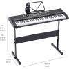 imageAmazon Basics Electric Keyboard Piano with 61 Keys Builtin Speakers Songs for Learning BlackFor Learning