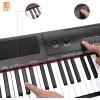 imageAmazon Basics Electric Keyboard Piano with 61 Keys Builtin Speakers Songs for Learning BlackFor Performance