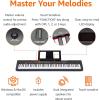 imageAmazon Basics Electric Keyboard Piano with 61 Keys Builtin Speakers Songs for Learning BlackFor Performance