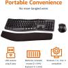 imageAmazon Basics Ergonomic Wireless Keyboard and Mouse Combo for Comfortable PC and Laptop Use 24 GHz USB Black
