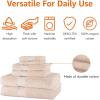 imageAmazon Basics FadeResistant 100 Cotton Washcloth 12 Pack 12quotx12quot TealBlush Pink