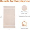 imageAmazon Basics FadeResistant 100 Cotton Washcloth 12 Pack 12quotx12quot TealBlush Pink