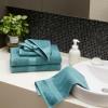 imageAmazon Basics FadeResistant 100 Cotton Washcloth 12 Pack 12quotx12quot TealTeal