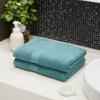 imageAmazon Basics FadeResistant 100 Cotton Washcloth 12 Pack 12quotx12quot TealTeal