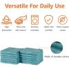 imageAmazon Basics FadeResistant 100 Cotton Washcloth 12 Pack 12quotx12quot TealTeal