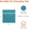 imageAmazon Basics FadeResistant 100 Cotton Washcloth 12 Pack 12quotx12quot TealTeal