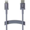 imageAmazon Basics Fast Charging USBC to Lightning iPhone Charger Cable Nylon Braided Cord MFi Certified Compatible Charger for Apple iPhone 14 13 12 11 X Xs Pro Pro Max Plus iPad 6 feet Dark GrayDark Gray