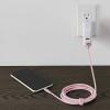 imageAmazon Basics Fast Charging USBC to Lightning iPhone Charger Cable Nylon Braided Cord MFi Certified Compatible Charger for Apple iPhone 14 13 12 11 X Xs Pro Pro Max Plus iPad 6 feet Dark GrayRose Gold