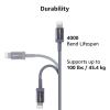 imageAmazon Basics Fast Charging USBC to Lightning iPhone Charger Cable Nylon Braided Cord MFi Certified Compatible Charger for Apple iPhone 14 13 12 11 X Xs Pro Pro Max Plus iPad 6 feet Dark GrayDark Gray
